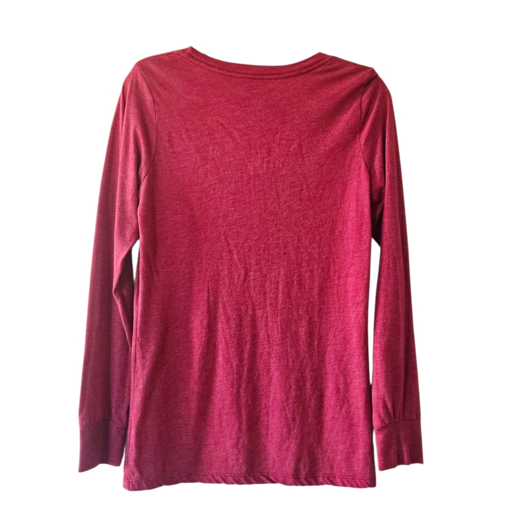 Majestic Threads NFL Arizona Cardinals Scoop Neck Long Sleeve T-shirt Red Large - Picture 4 of 5